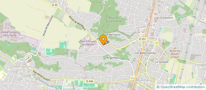 localisation de l'entreprise MADAME CHARLENE LESLY LARDEUX  MONTLHERY