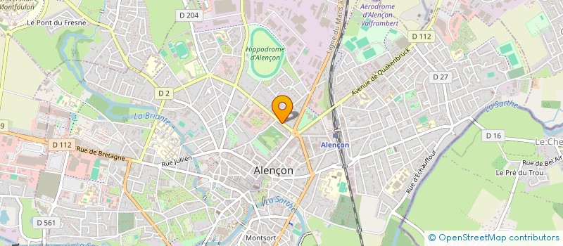 localisation de l'entreprise MADAME CHARLENE LEVEEL à ALENCON