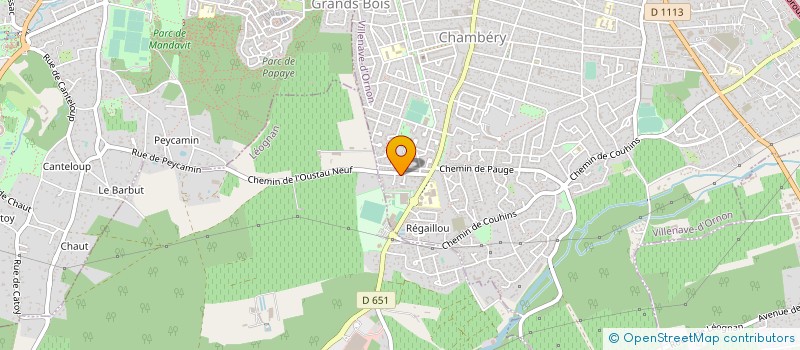 localisation de l'entreprise MADAME CHARLENE LHYVERNAY à VILLENAVE-D'ORNON