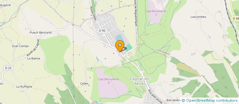 localisation de l'entreprise MADAME CHARLENE LIEBAULT  CAGNAC-LES-MINES