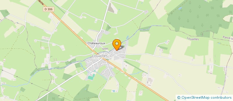 localisation de l'entreprise MADAME CHARLENE LIGNE  LOUAILLES