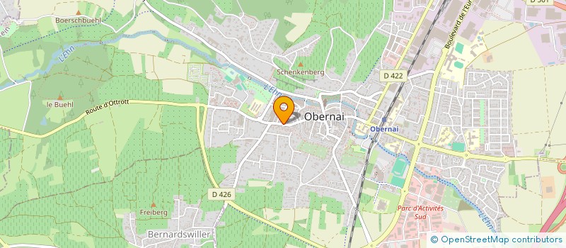 localisation de l'entreprise MADAME CHARLENE LOCHON  OBERNAI