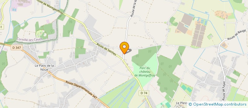 localisation de l'entreprise MADAME CHARLENE LORIEUX  MAZE-MILON