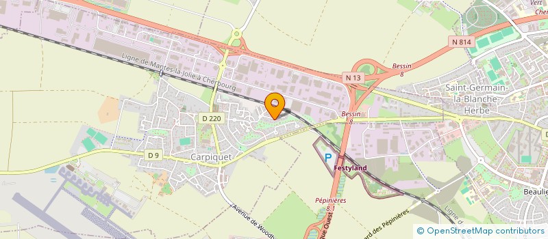 localisation de l'entreprise MADAME CHARLENE LOUET  CARPIQUET