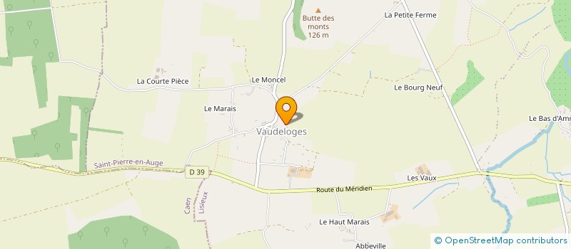 localisation de l'entreprise MADAME CHARLENE LOURD  SAINT-PIERRE-EN-AUGE