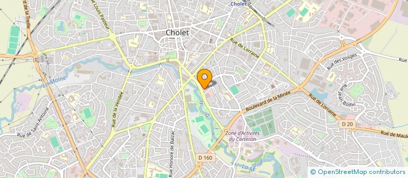 localisation de l'entreprise MADAME CHARLENE LUSSON à CHOLET