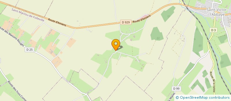 localisation de l'entreprise MADAME CHARLENE MANCAUX  SAINT-MACLOU-DE-FOLLEVILLE