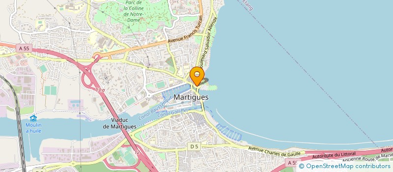 localisation de l'entreprise MADAME CHARLENE MANCINI à MARTIGUES