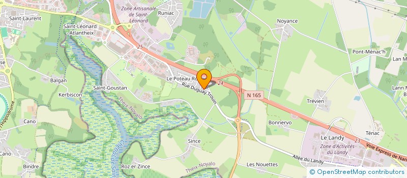 localisation de l'entreprise MADAME CHARLENE MARGERIS à THEIX-NOYALO