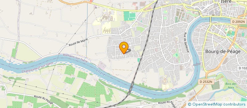 localisation de l'entreprise MADAME CHARLENE MARION  ROMANS-SUR-ISERE