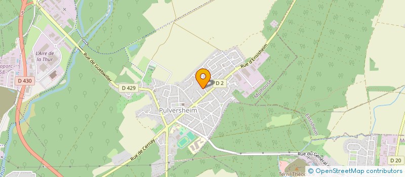 localisation de l'entreprise MADAME CHARLENE MARION  PULVERSHEIM