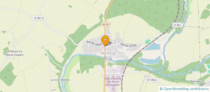 localisation de l'entreprise MADAME CHARLENE MARQUER à MARBOUE