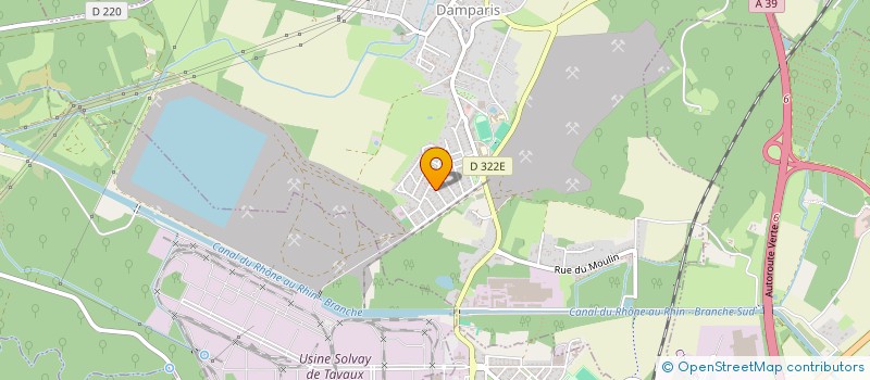 localisation de l'entreprise MADAME CHARLENE MARTIN  TAVAUX