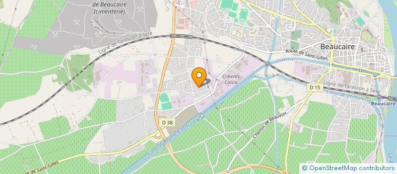 localisation de l'entreprise MADAME CHARLENE MASERO  BEAUCAIRE