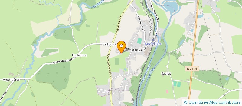 localisation de l'entreprise MADAME CHARLENE MATHONIER  VAUX