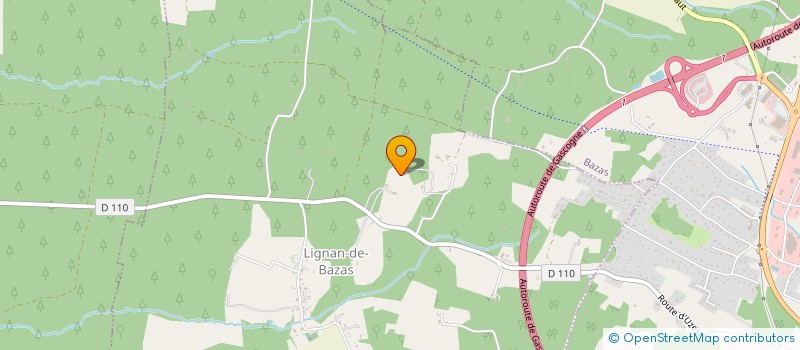 localisation de l'entreprise MADAME CHARLENE MATTEI  LIGNAN-DE-BAZAS