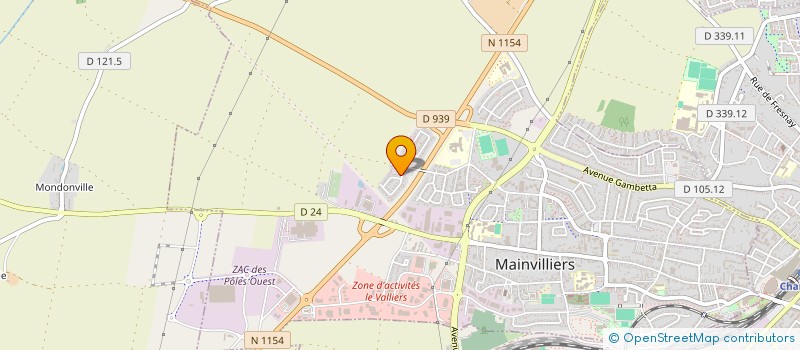 localisation de l'entreprise MADAME CHARLENE MAUGARS à MAINVILLIERS
