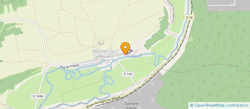 localisation de l'entreprise MADAME CHARLENE MAUPIED à OURCHES-SUR-MEUSE