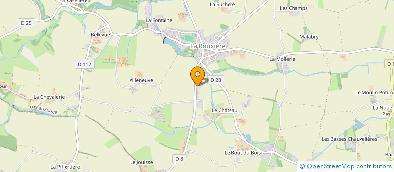 localisation de l'entreprise MADAME CHARLENE MERLAUD à LOIREAUXENCE