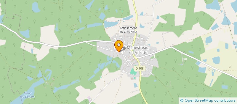 localisation de l'entreprise MADAME CHARLENE MEYNIEUX à MENESTREAU-EN-VILLETTE