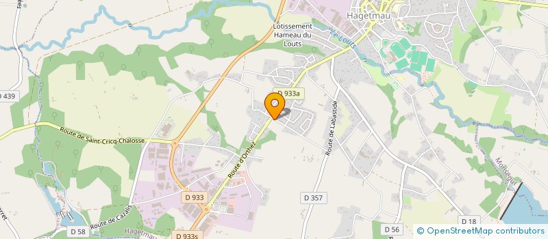 localisation de l'entreprise MADAME CHARLENE MOIZAN  HAGETMAU