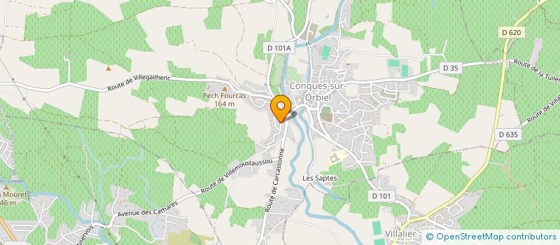 localisation de l'entreprise MADAME CHARLENE MONCAYO  CONQUES-SUR-ORBIEL