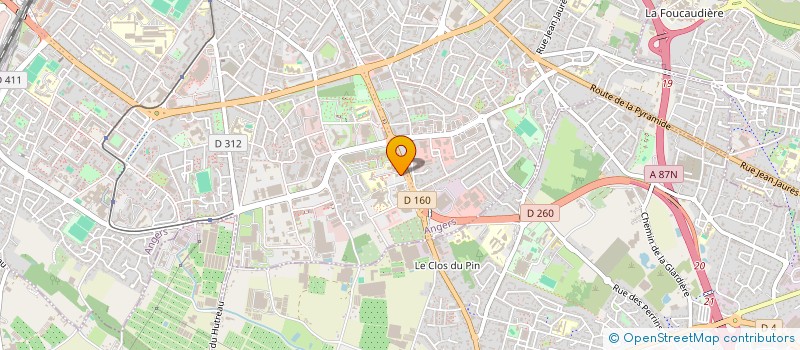 localisation de l'entreprise MADAME CHARLENE MOREAU à ANGERS