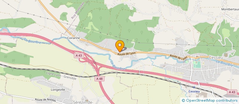 localisation de l'entreprise MADAME CHARLENE MOULIN  CESSIEU