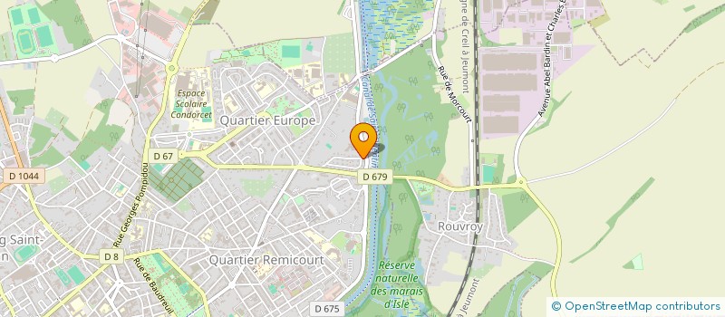 localisation de l'entreprise MADAME CHARLENE MOURI à SAINT-QUENTIN