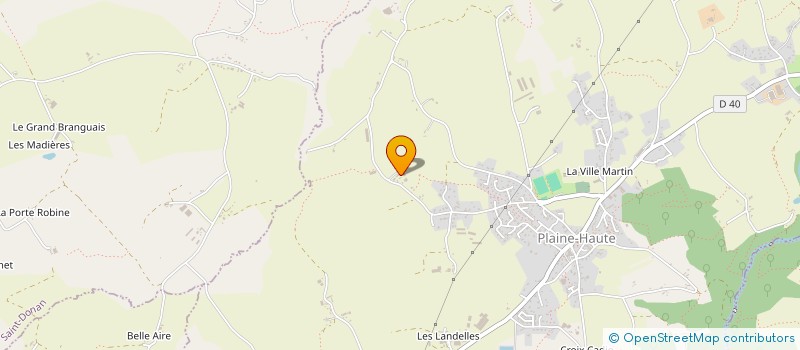 localisation de l'entreprise MADAME CHARLENE MOUTAULT  PLAINE-HAUTE