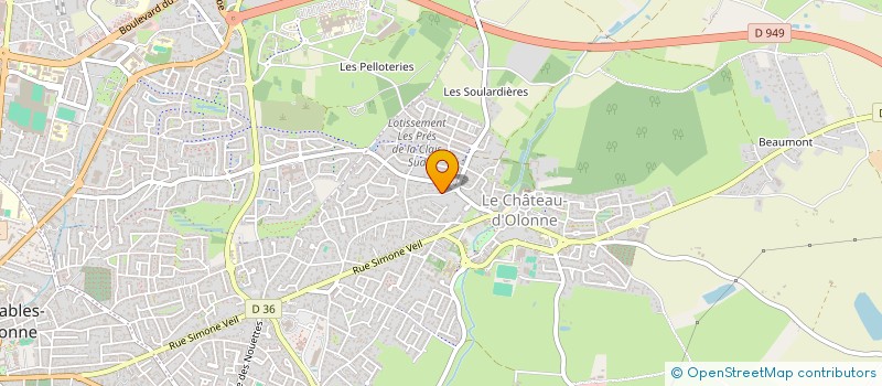 localisation de l'entreprise MADAME CHARLENE MULTON à LES SABLES D'OLONNE
