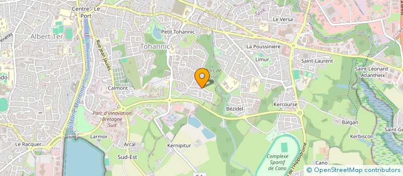 localisation de l'entreprise MADAME CHARLENE N'GOUMBI NGAYOUMA à VANNES