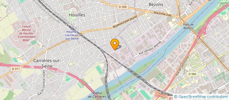 localisation de l'entreprise MADAME CHARLENE NOUMBISSIE WETCHOKO à CARRIERES-SUR-SEINE