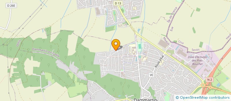 localisation de l'entreprise MADAME CHARLENE NZANZA LANDANA  DAMMARTIN-EN-GOELE