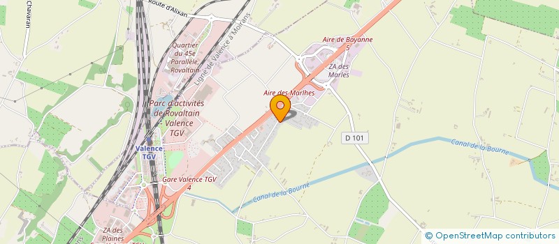 localisation de l'entreprise MADAME CHARLENE OLLIER  ALIXAN