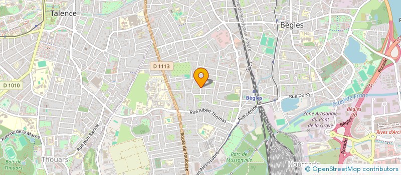localisation de l'entreprise MADAME CHARLENE ORIGNAC à BEGLES