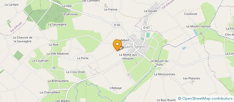 localisation de l'entreprise MADAME CHARLENE PACAUD  SAINT-SEGLIN