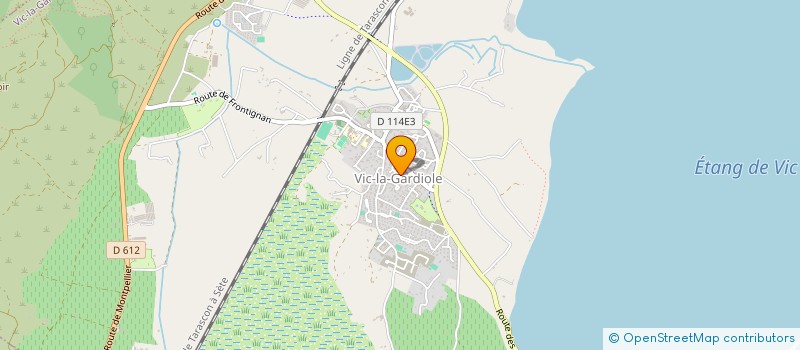 localisation de l'entreprise MADAME CHARLENE PAUTRAT  VIC-LA-GARDIOLE