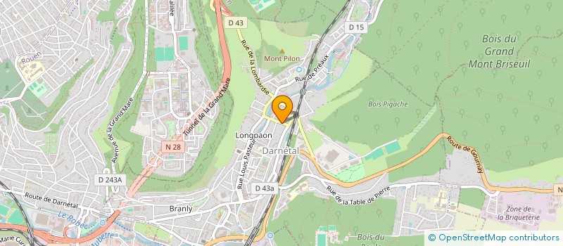 localisation de l'entreprise MADAME CHARLENE PETITON  DARNETAL