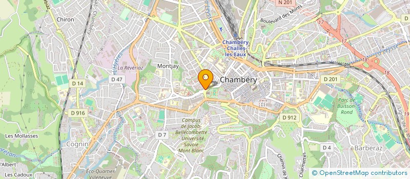 localisation de l'entreprise MADAME CHARLENE PICHOD  CHAMBERY