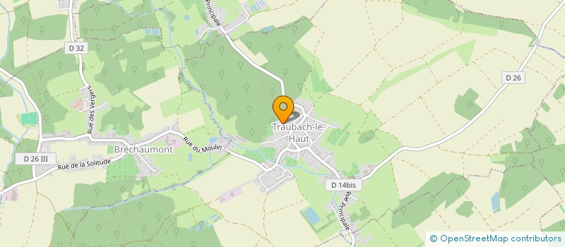 localisation de l'entreprise MADAME CHARLENE PIERSON  TRAUBACH-LE-HAUT