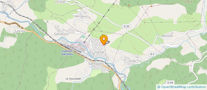 localisation de l'entreprise MADAME CHARLENE PINEAU à LUZENAC