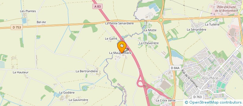 localisation de l'entreprise MADAME CHARLENE PIVETEAU à MONTAIGU-VENDEE