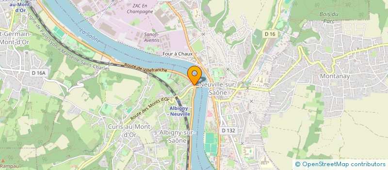localisation de l'entreprise MADAME CHARLENE POCH à ALBIGNY-SUR-SAONE