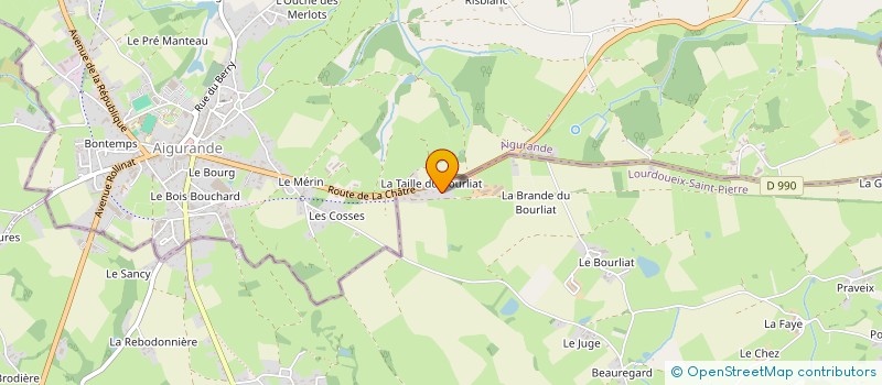 localisation de l'entreprise MADAME CHARLENE POIRIER à LOURDOUEIX-SAINT-PIERRE