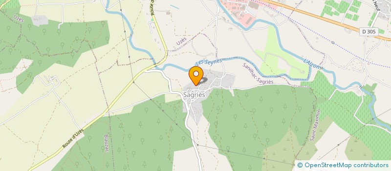 localisation de l'entreprise MADAME CHARLENE POLGE  SANILHAC-SAGRIES