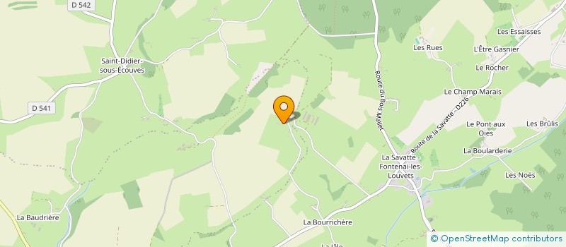 localisation de l'entreprise MADAME CHARLENE PORET à L'OREE-D'ECOUVES