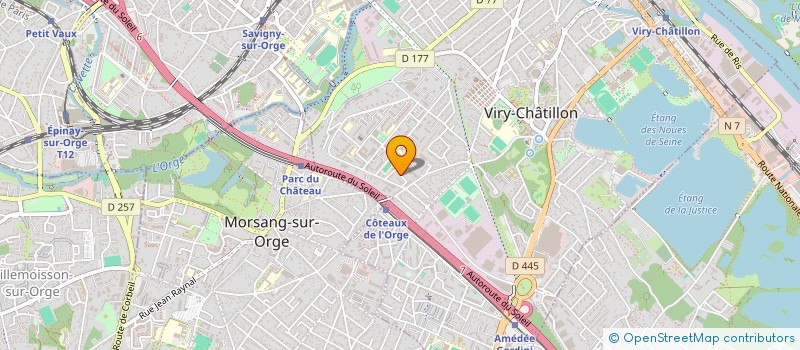 localisation de l'entreprise MADAME CHARLENE PORTES à VIRY-CHATILLON
