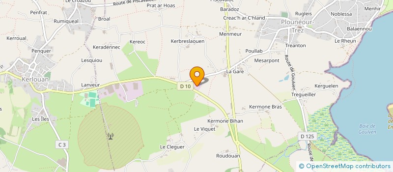 localisation de l'entreprise MADAME CHARLENE POSTEC  PLOUNEOUR-BRIGNOGAN-PLAGES