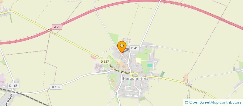 localisation de l'entreprise MADAME CHARLENE POUILLIEUTE  HARBONNIERES